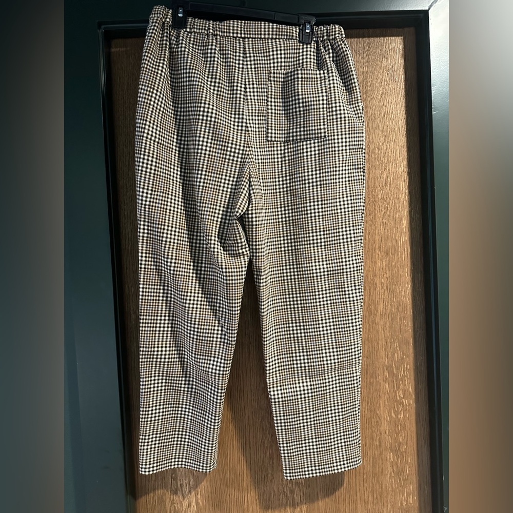 Treasure & Bond Nordstrom Plaid Bailey Trouser Pant - Medium - Picture 2 of 4